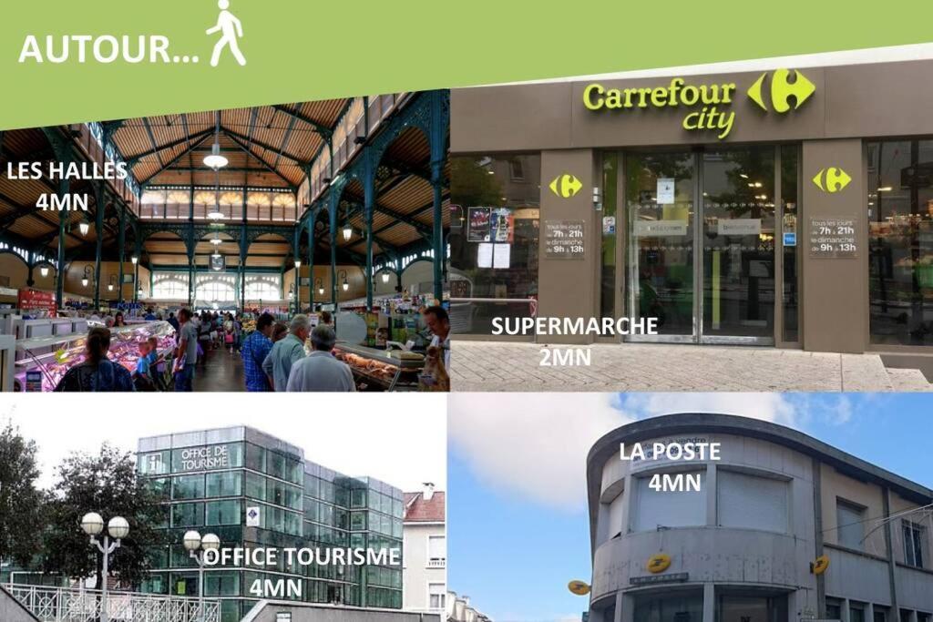 Le Montferrat - 65M2 - 2 Chambres - Rue De La Grotte - Hyper Centre Lourdes Eksteriør billede
